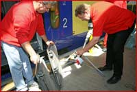 Das Innere eines Wärmetauschers